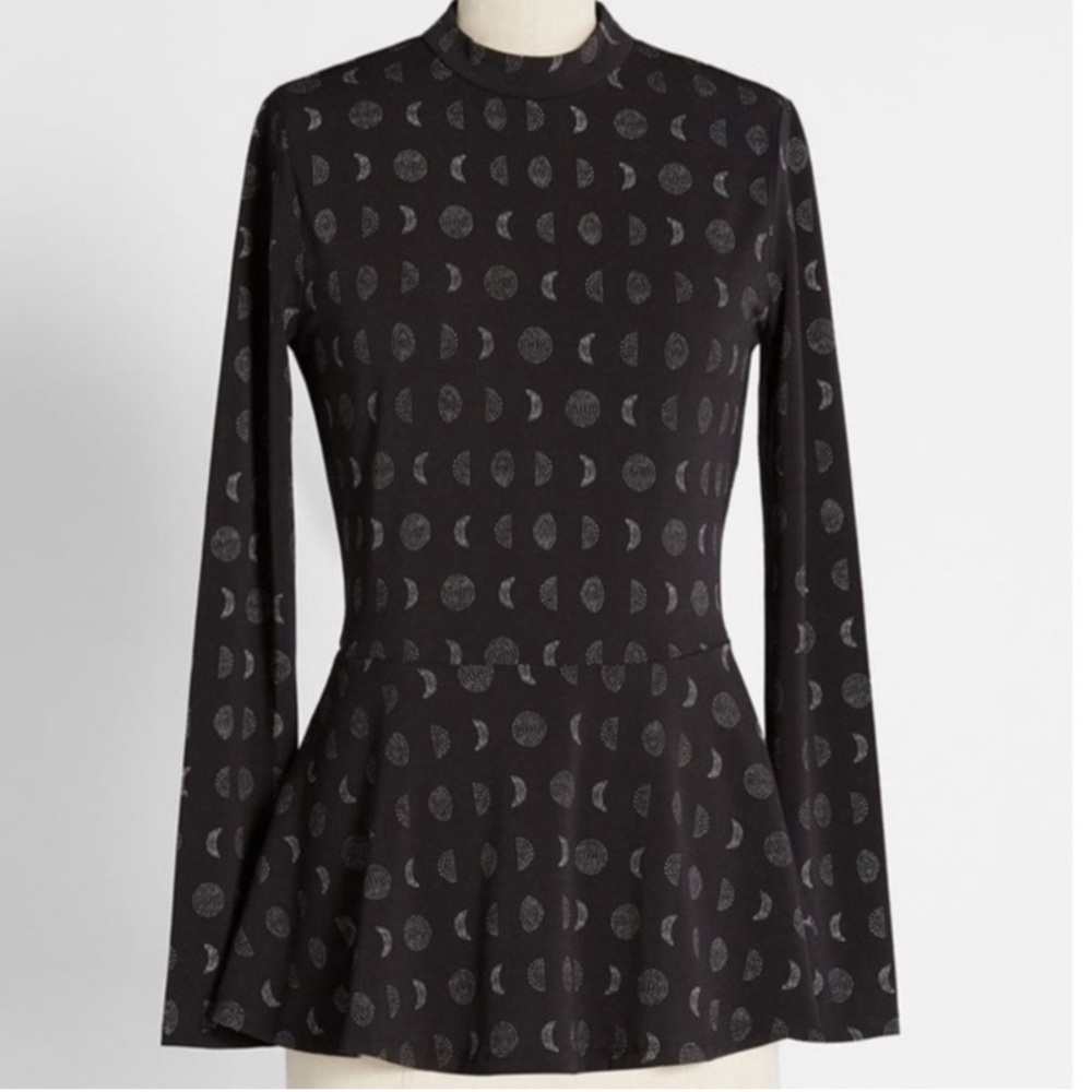 ModCloth | In the Knit of Time Peplum Top